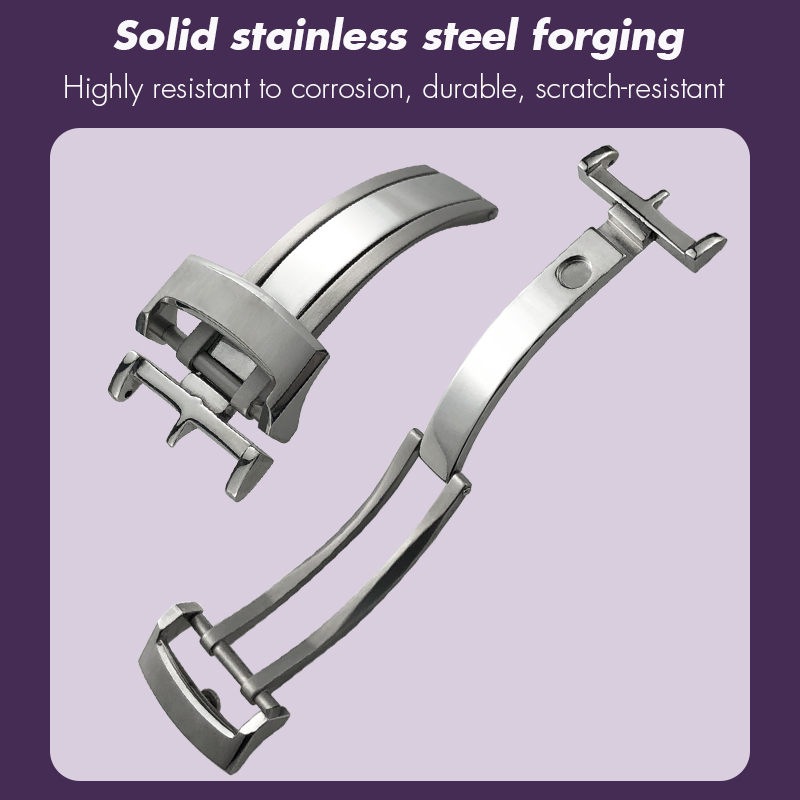 316L Stainless Steel Folding B - Butterfly Clasp Deployant 评论和价格