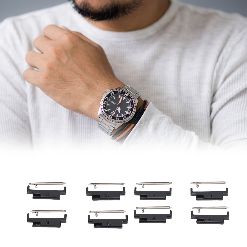 4 Pairs Metal Metal Watch Band - Strap Change Adapter 评论和价格