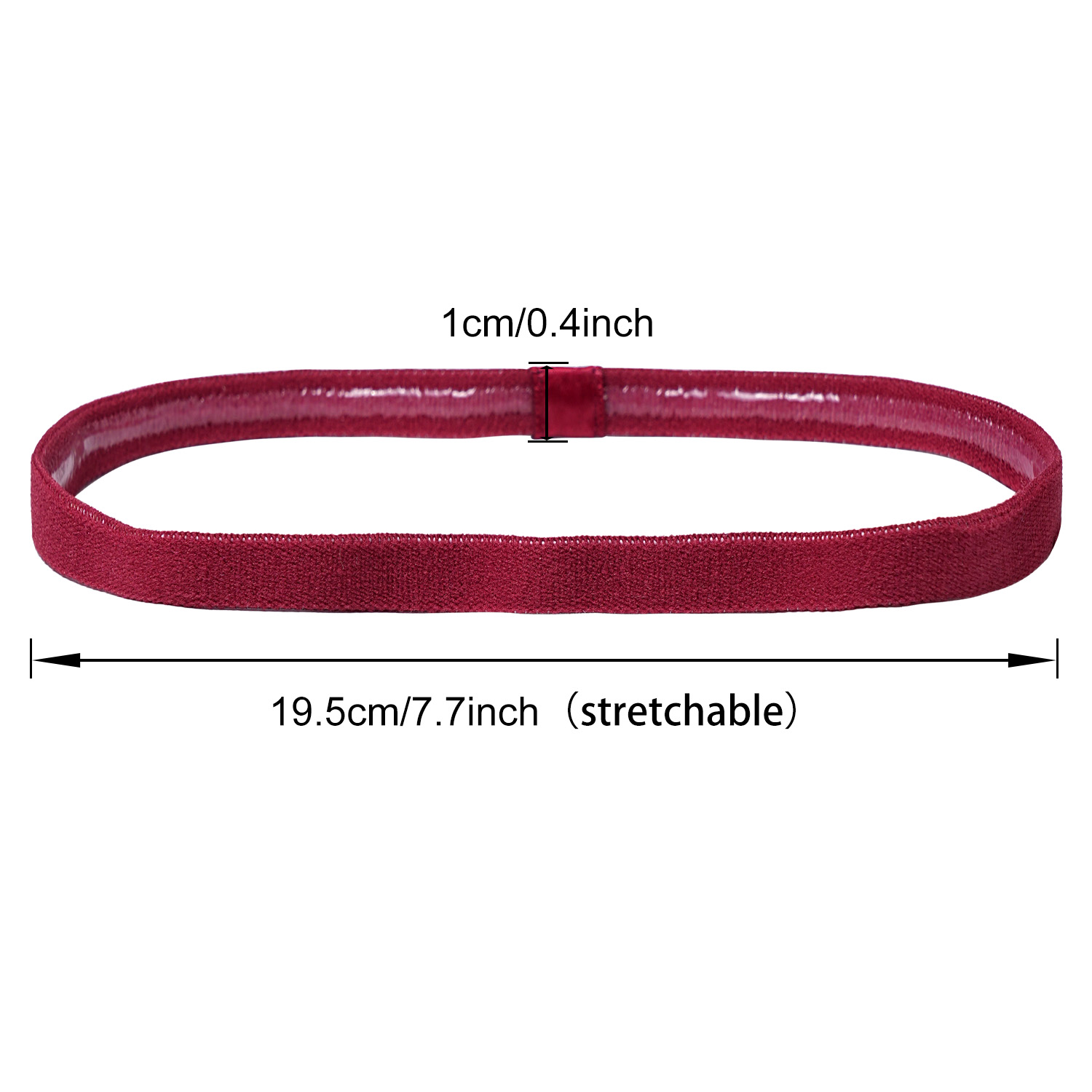 3Pcs Non-Slip Sports Hairband  - Silicone Band Women 评论和价格
