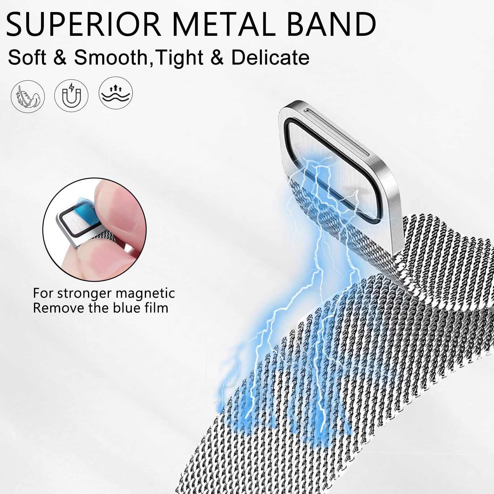 Milanese loop For fitbit charg - Milanese Loop Magnetic 评论和价格