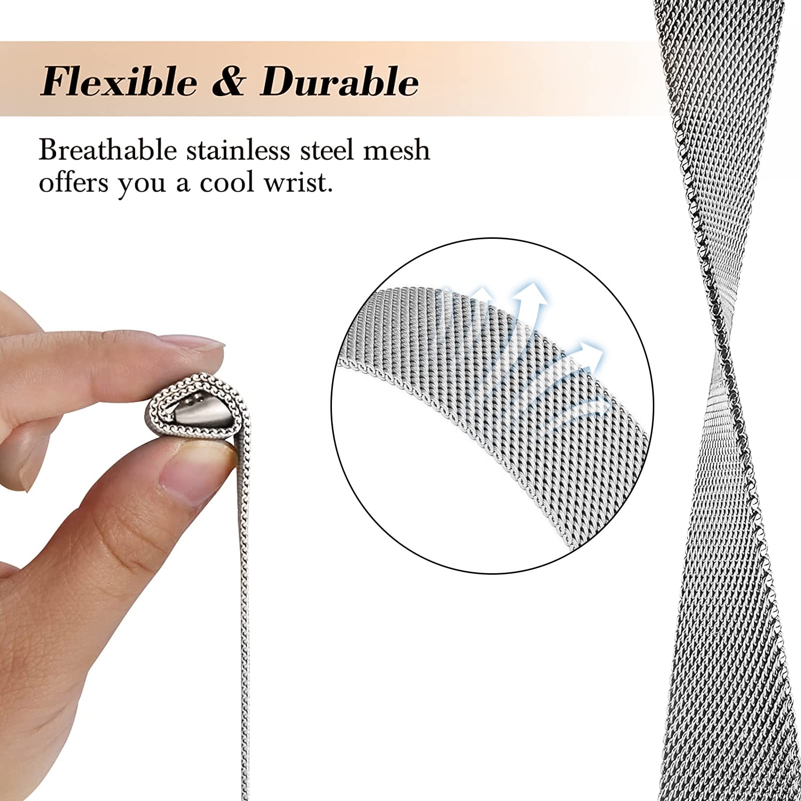 Milanese loop For fitbit charg - Milanese Loop Magnetic 评论和价格