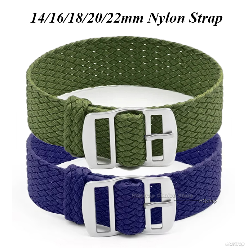 16mm 18mm 20mm 22mm Strap for  - Perlon Strap Woven 评论和价格
