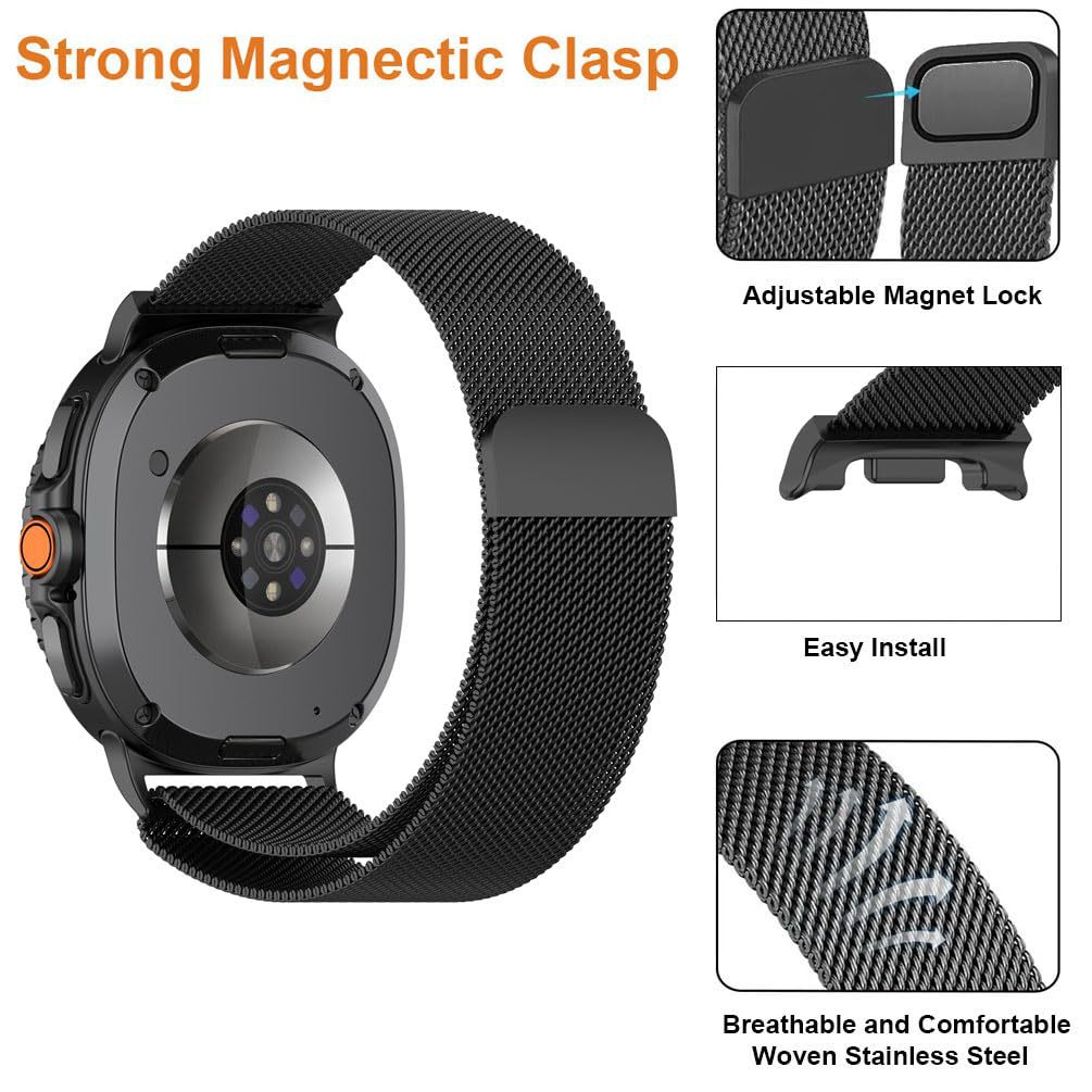 Magnetic Milanese Watch Strap  - Mesh Strap Metal 评论和价格