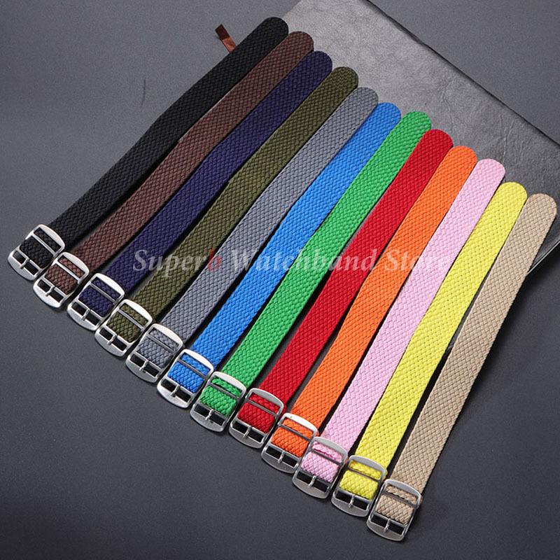 Nylon Woven Canvas Watch Band  - Perlon Strap Woven 评论和价格