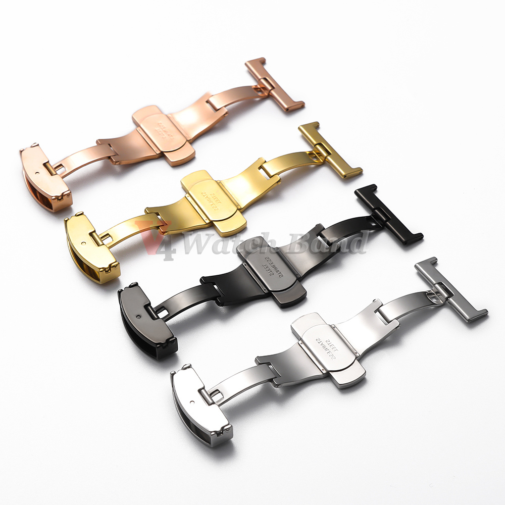 Stainless Steel Clasp Strap fo - Butterfly Clasp Deployant 评论和价格