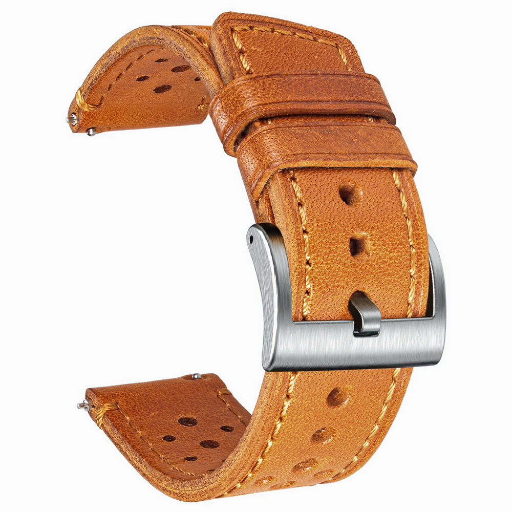 Hemsut Cowhide Watch Band Quic - Suede Strap Watch 评论和价格