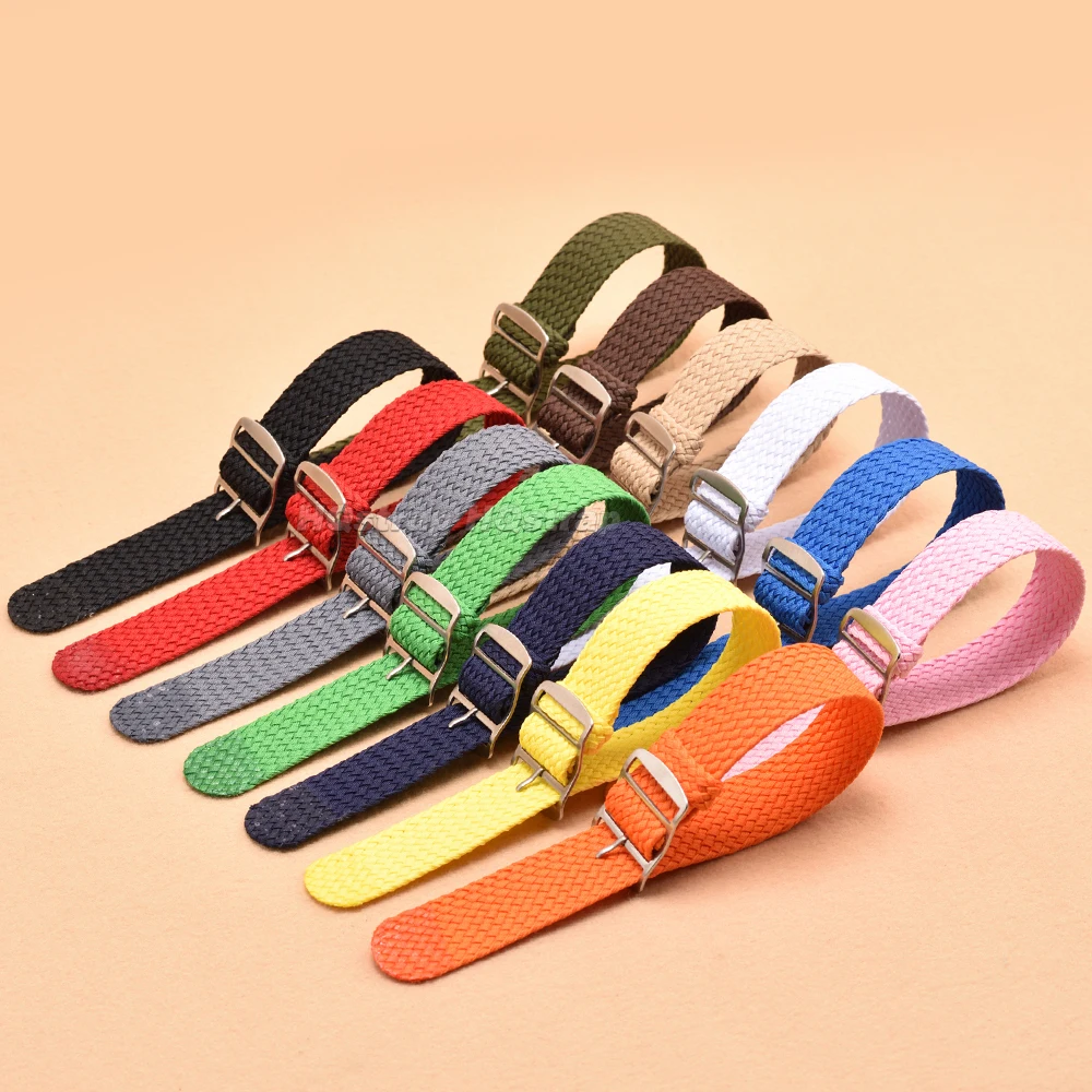 Woven Nylon Watch Strap 14mm 1 - Perlon Strap Woven 评论和价格