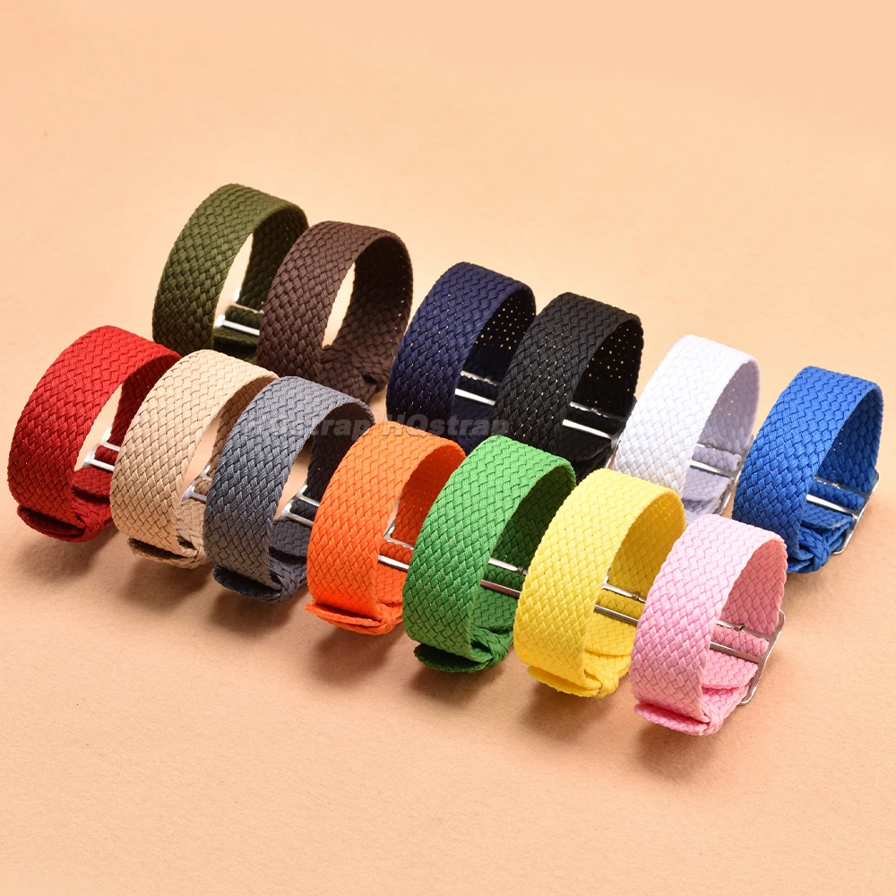 Woven Nylon Watch Strap 14mm 1 - Perlon Strap Woven 评论和价格