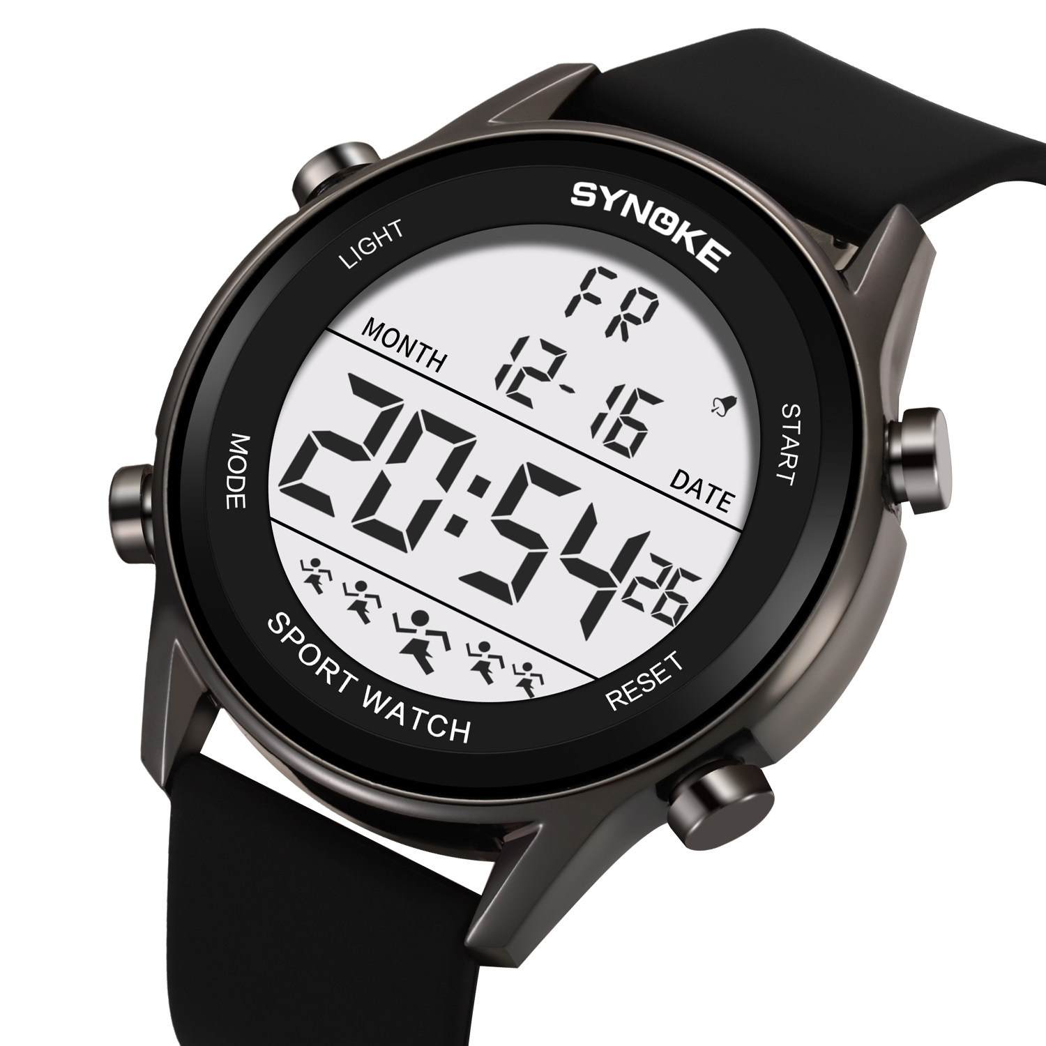 Digital Watches For Men Waterp - Rubber Strap Diver 评论和价格
