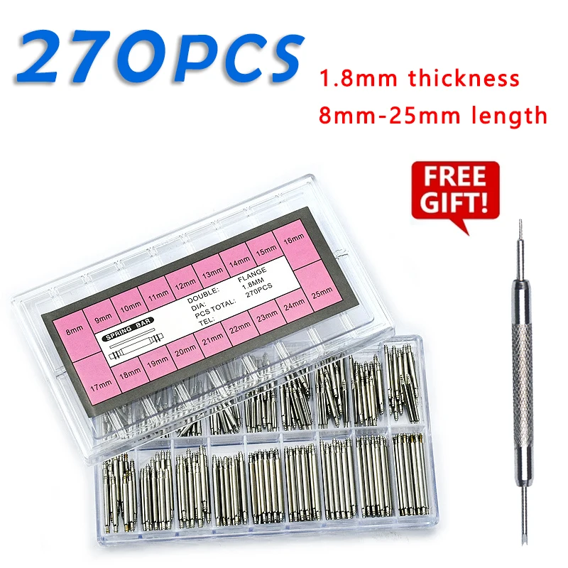 270pcs/set Strainless Steel Sp - Spring Bar Tool Set 评论和价格