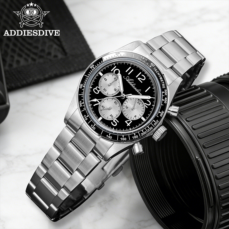 ADDIESDIVE AD2543 Men Luxury Q - Tropic Strap Vintage 评论和价格