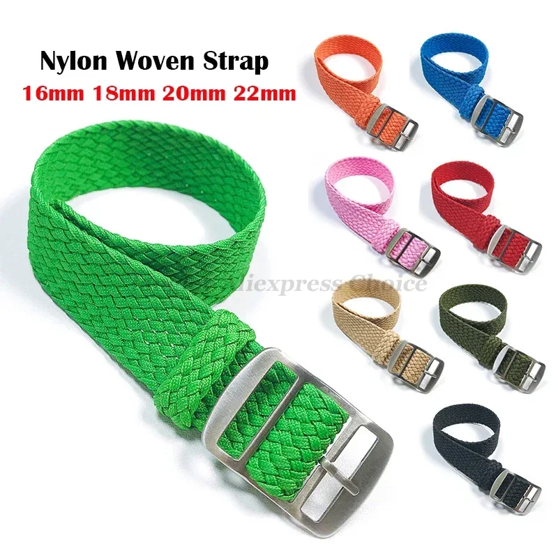 Fabric Woven Nylon Watch Band  - Perlon Strap Woven 评论和价格