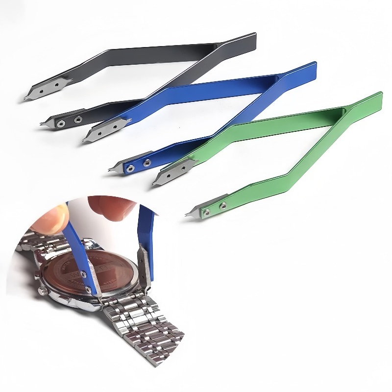 V-Shaped Metal Watch Band Twee - Spring Bar Tool Set 评论和价格