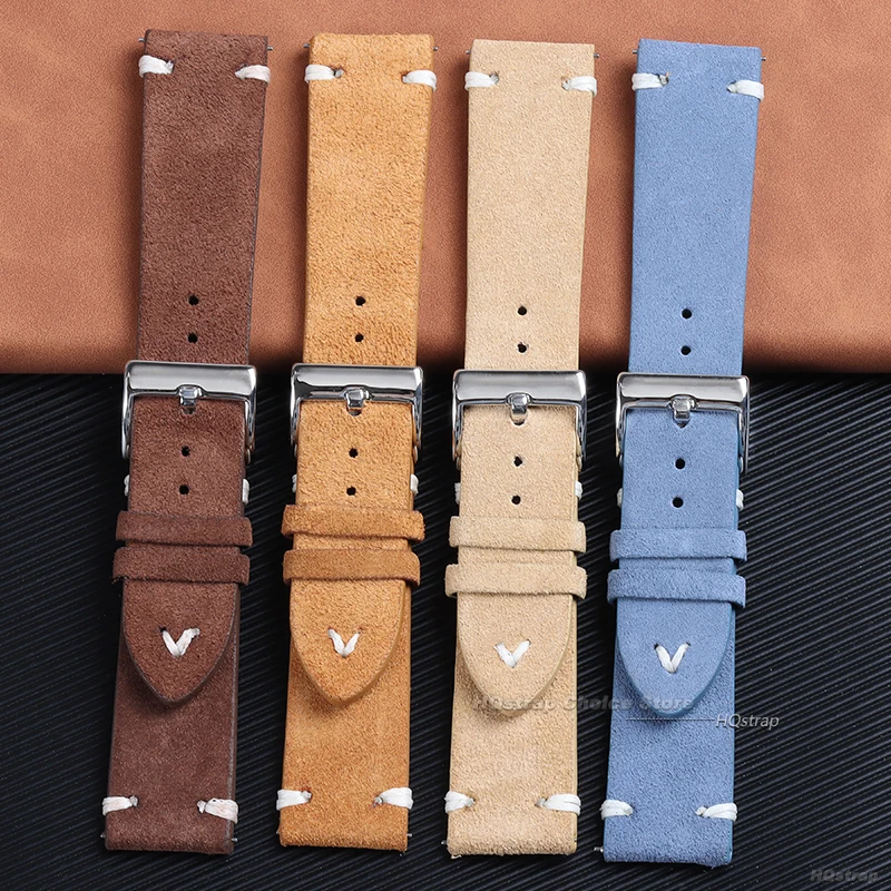 18mm 20mm 22mm High Quality Su - Suede Strap Watch 评论和价格
