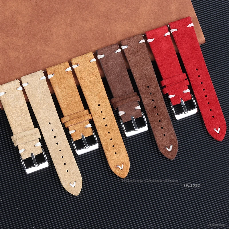18mm 20mm 22mm High Quality Su - Suede Strap Watch 评论和价格