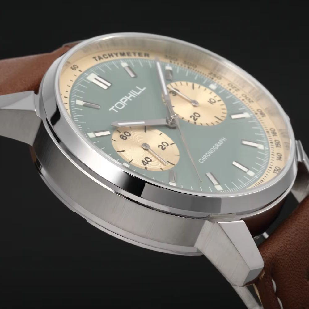TOPHILL Vintage Racing Chronog - Tropic Strap Vintage 评论和价格