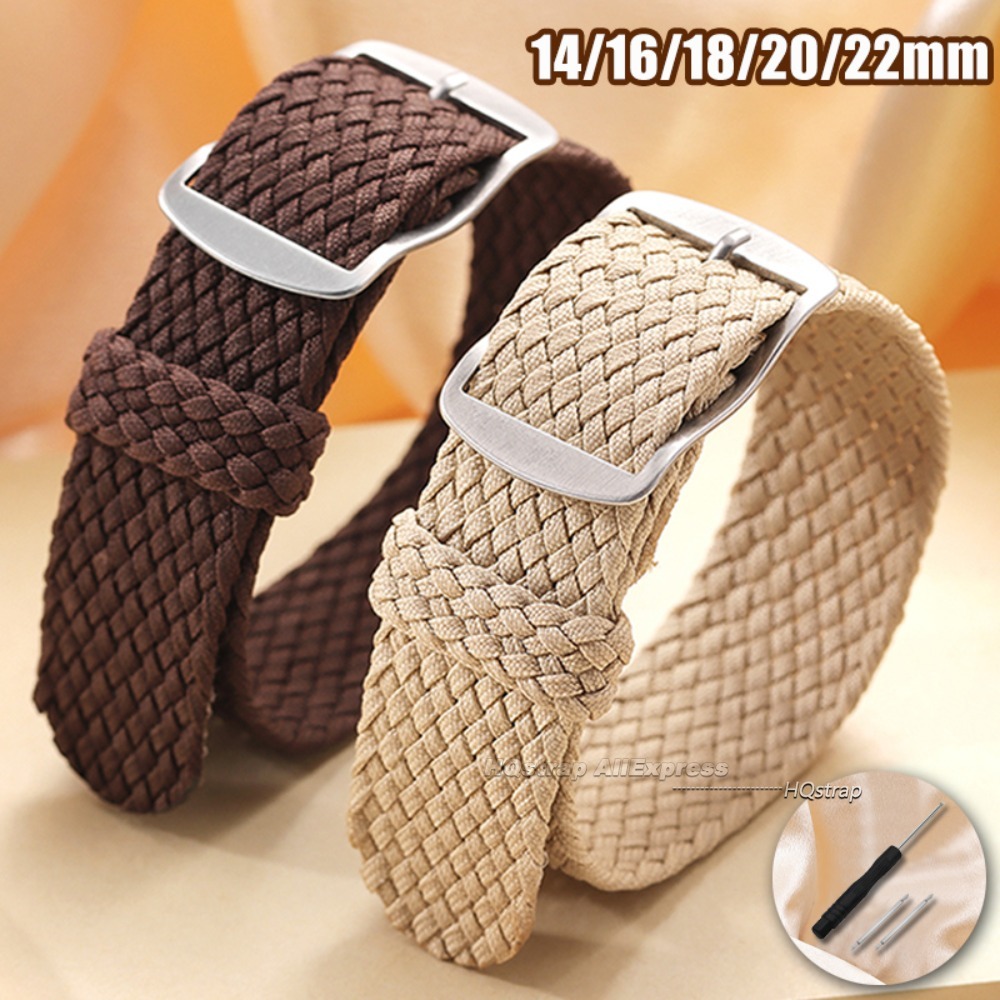 Nylon Woven Canvas Watch Band  - Perlon Strap Woven 评论和价格