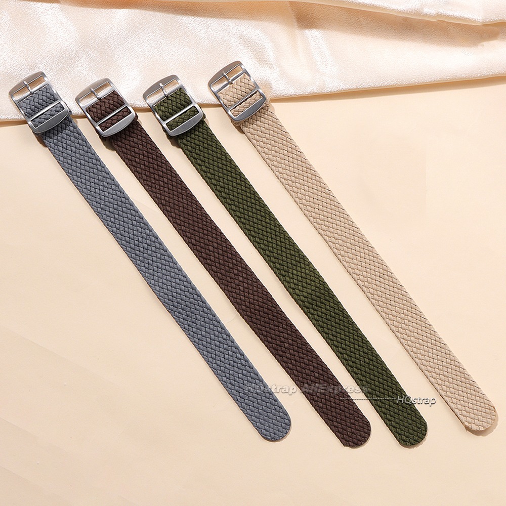 Nylon Woven Canvas Watch Band  - Perlon Strap Woven 评论和价格